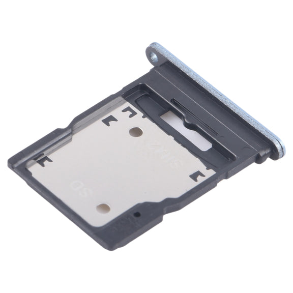For Xiaomi Redmi 13 4G Original SIM Card Tray + SIM / Micro SD Card Tray (Blue)