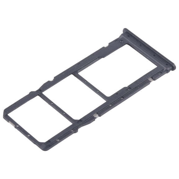 For Xiaomi Poco M6 Original SIM Card Tray + SIM Card Tray + Micro SD Card Tray (Black)