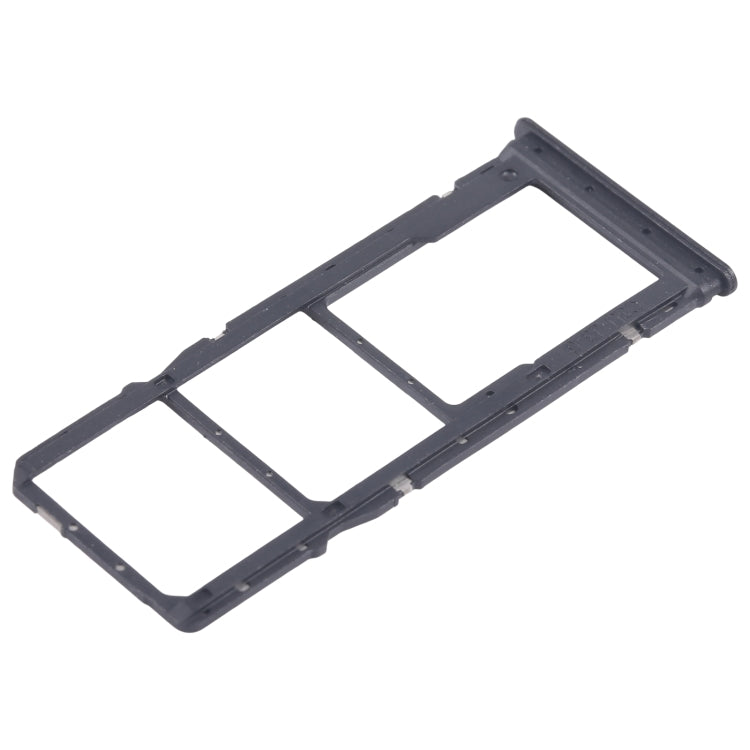 For Xiaomi Poco M6 Original SIM Card Tray + SIM Card Tray + Micro SD Card Tray (Black)