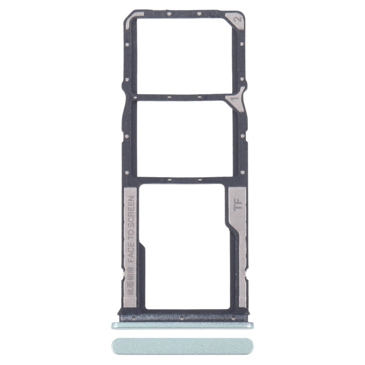 For Xiaomi Poco M6 Original SIM Card Tray + SIM Card Tray + Micro SD Card Tray (Green)