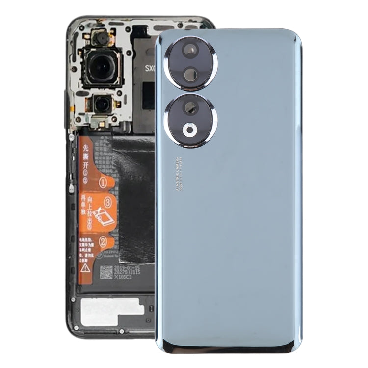 For Honor 90 Battery Back Cover with Camera Lens(Black)