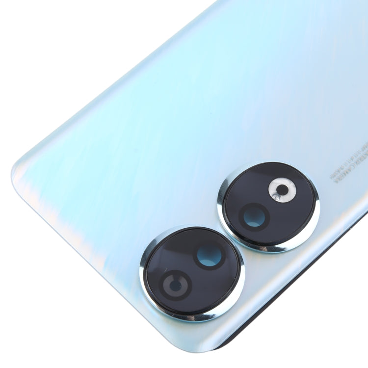 For Honor 90 Battery Back Cover with Camera Lens(Blue)