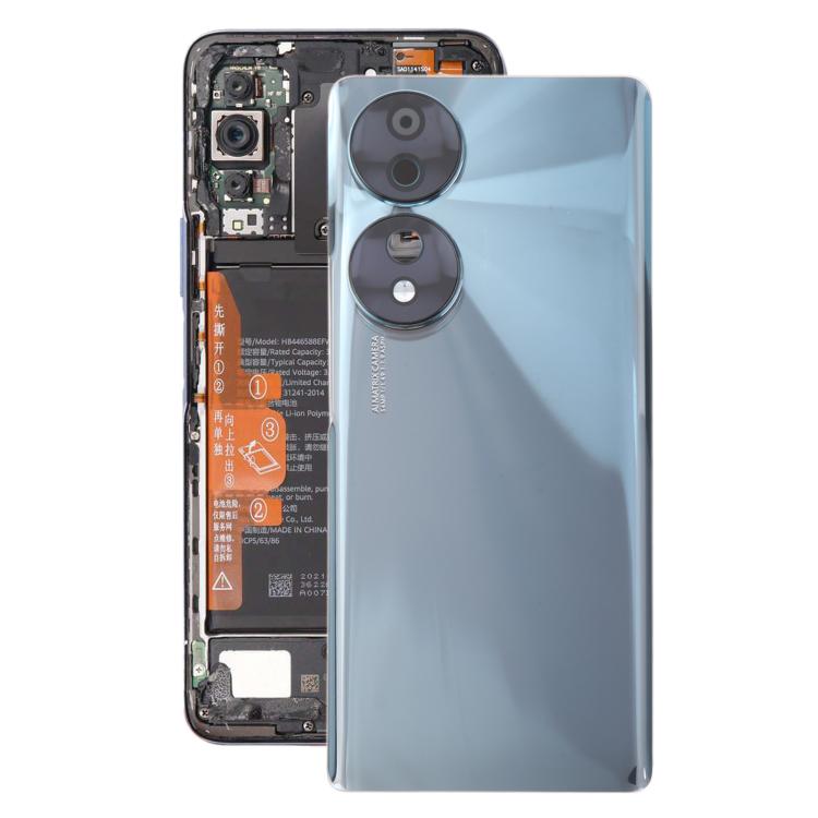 For Honor 70 Battery Back Cover with Camera Lens(Green)