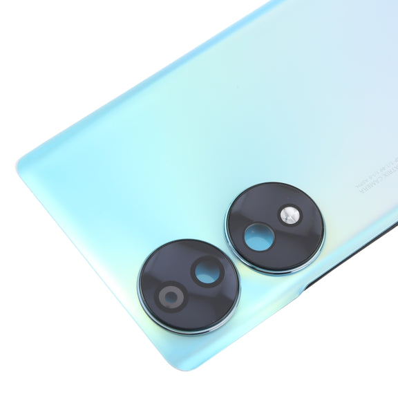 For Honor 70 Battery Back Cover with Camera Lens(Blue)