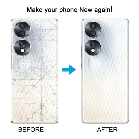 For Honor 70 Battery Back Cover with Camera Lens(White)
