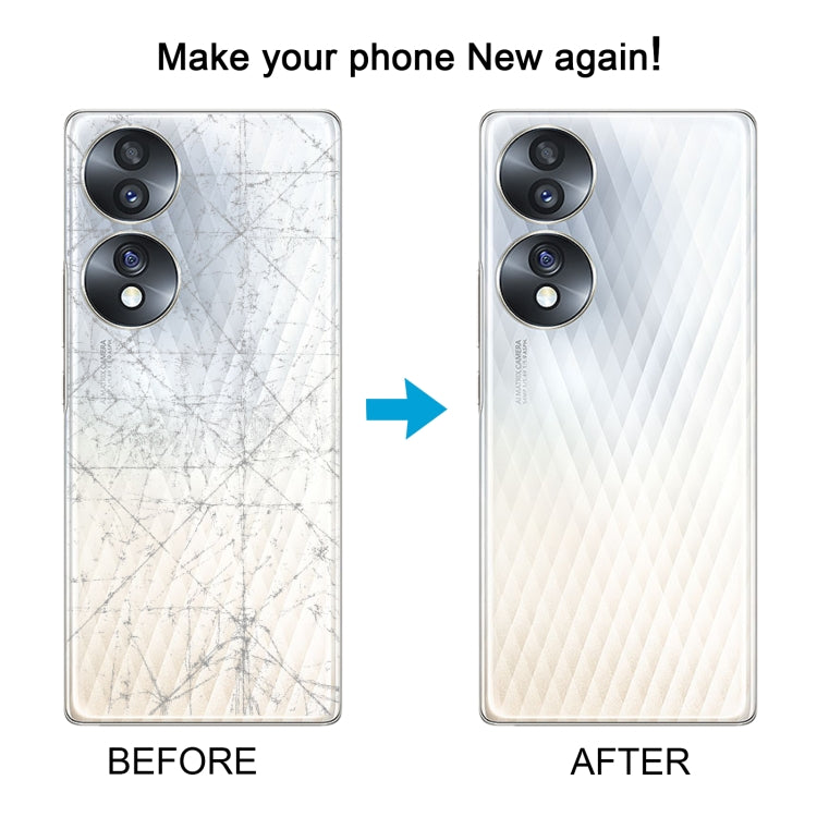 For Honor 70 Battery Back Cover with Camera Lens(White)