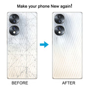 For Honor 70 Battery Back Cover with Camera Lens(Blue)