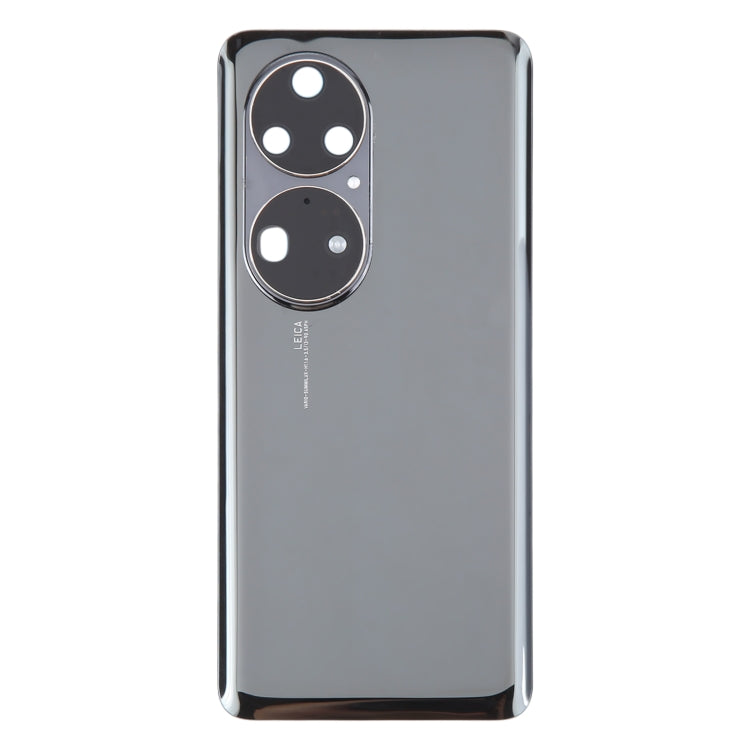 For Huawei P50 Pro Battery Back Cover with Camera Lens(Black)