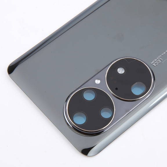 For Huawei P50 Pro Battery Back Cover with Camera Lens(Black)