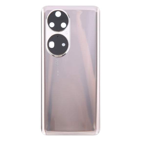 For Huawei P50 Pro Battery Back Cover with Camera Lens(Gold)