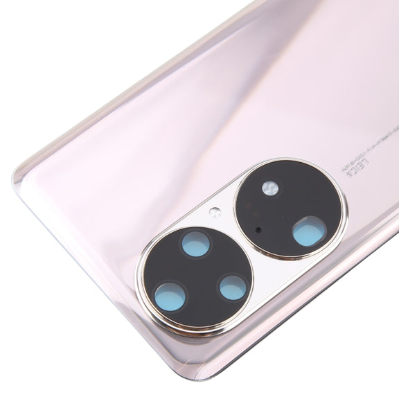 For Huawei P50 Pro Battery Back Cover with Camera Lens(Gold)