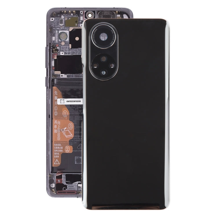 For Huawei Nova 9 Battery Back Cover with Camera Lens(Black)