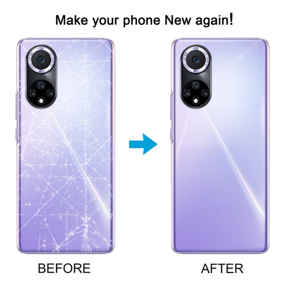 For Huawei Nova 9 Battery Back Cover with Camera Lens(Silver)