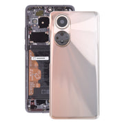 For Honor 50 Battery Back Cover with Camera Lens(Red)