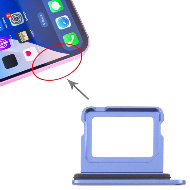 For iPhone 16 Plus SIM Card Tray (Blue)