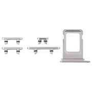 For iPhone 16 Pro Original SIM Card Tray + SIM Card Tray + Side Keys (White)