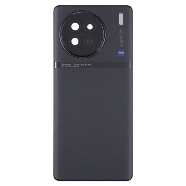 For vivo X90 Battery Back Cover with Camera Lens Cover(Black)