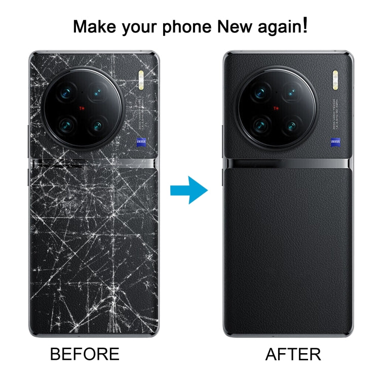 For vivo X90 Battery Back Cover with Camera Lens Cover(Blue)