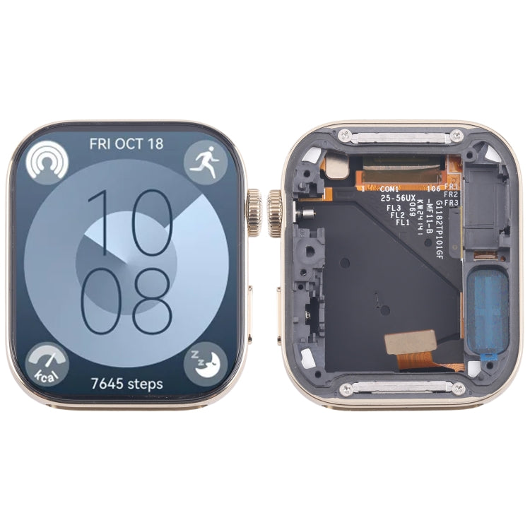 For Huawei Watch Fit 3 Original LCD Screen and Digitizer Full Assembly With Frame (Gold)