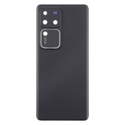 For vivo V30 Pro Battery Back Cover with Camera Lens Cover(Black)