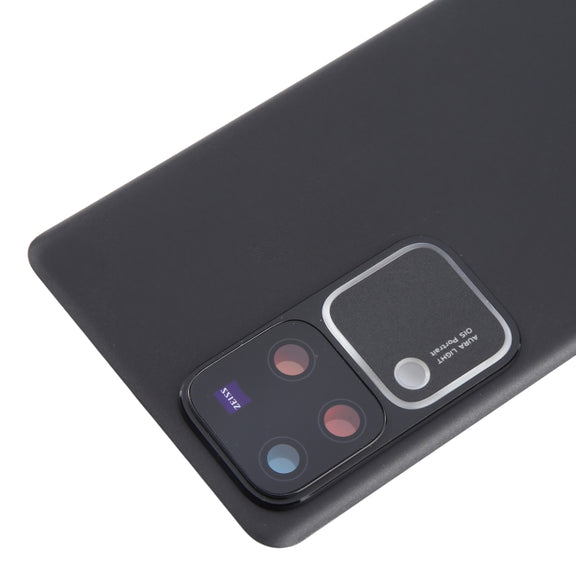 For vivo V30 Pro Battery Back Cover with Camera Lens Cover(Black)