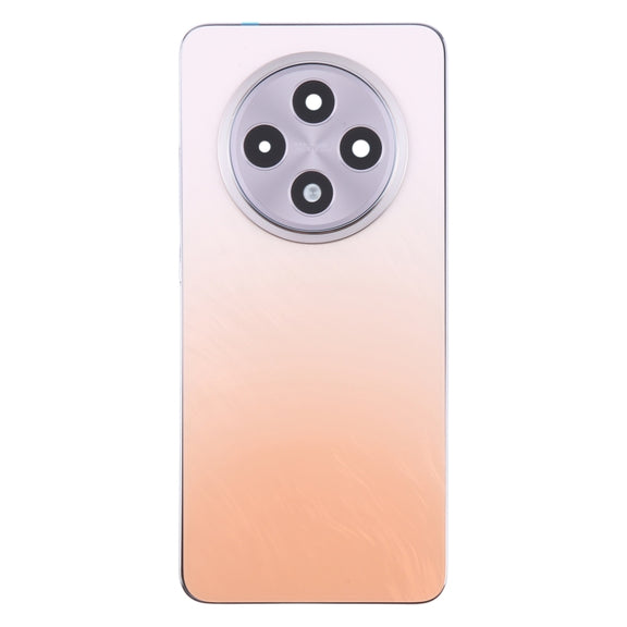 For OPPO Reno12 F Original Battery Back Cover with Middle Frame(Orange)