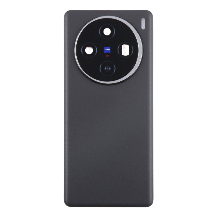 For vivo X100 Battery Back Cover with Camera Lens Cover(Black)
