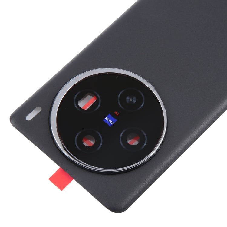 For vivo X100 Battery Back Cover with Camera Lens Cover(Black)