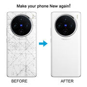 For vivo X100 Battery Back Cover with Camera Lens Cover(Black)