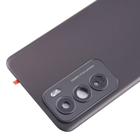 For OPPO Reno12 Global Original Battery Back Cover with Camera Lens Cover(Black)