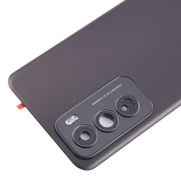 For OPPO Reno12 Global Original Battery Back Cover with Camera Lens Cover(Black)