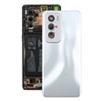 For OPPO Reno12 Global Original Battery Back Cover with Camera Lens Cover(Silver) - Back Cover by PMC TechLife | Online Shopping South Africa | PMC TechLife | Buy Now Pay Later Mobicred