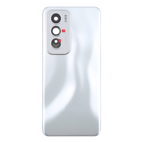 For OPPO Reno12 Global Original Battery Back Cover with Camera Lens Cover(Silver)