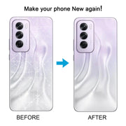 For OPPO Reno12 Global Original Battery Back Cover with Camera Lens Cover(Silver)