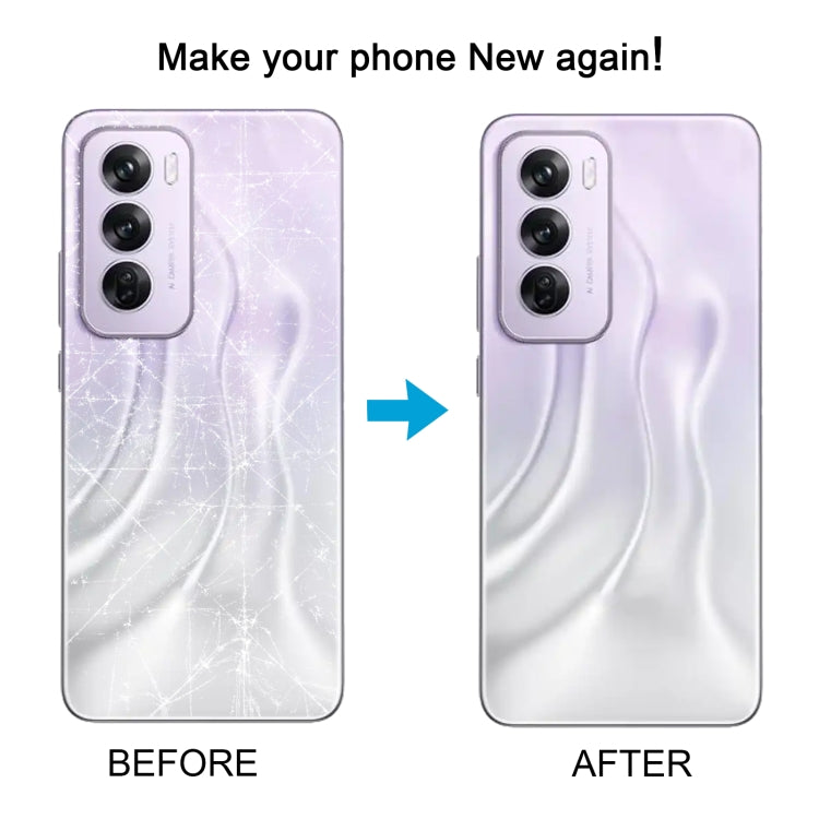 For OPPO Reno12 Global Original Battery Back Cover with Camera Lens Cover(Black)