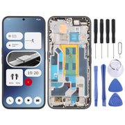 For Nothing Phone (2A) A142 5G Original AMOLED LCD Screen Digitizer Full Assembly with Frame (Black)