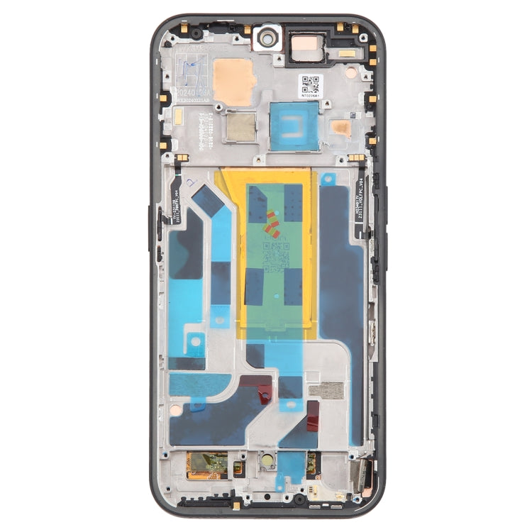 For Nothing Phone (2A) A142 5G Original AMOLED LCD Screen Digitizer Full Assembly with Frame (Black)