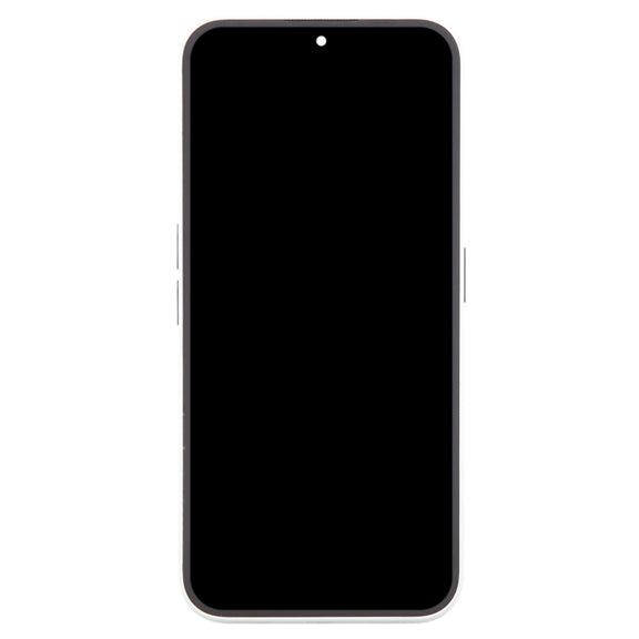 For Nothing Phone (2A) A142 5G Original AMOLED LCD Screen Digitizer Full Assembly with Frame (White)