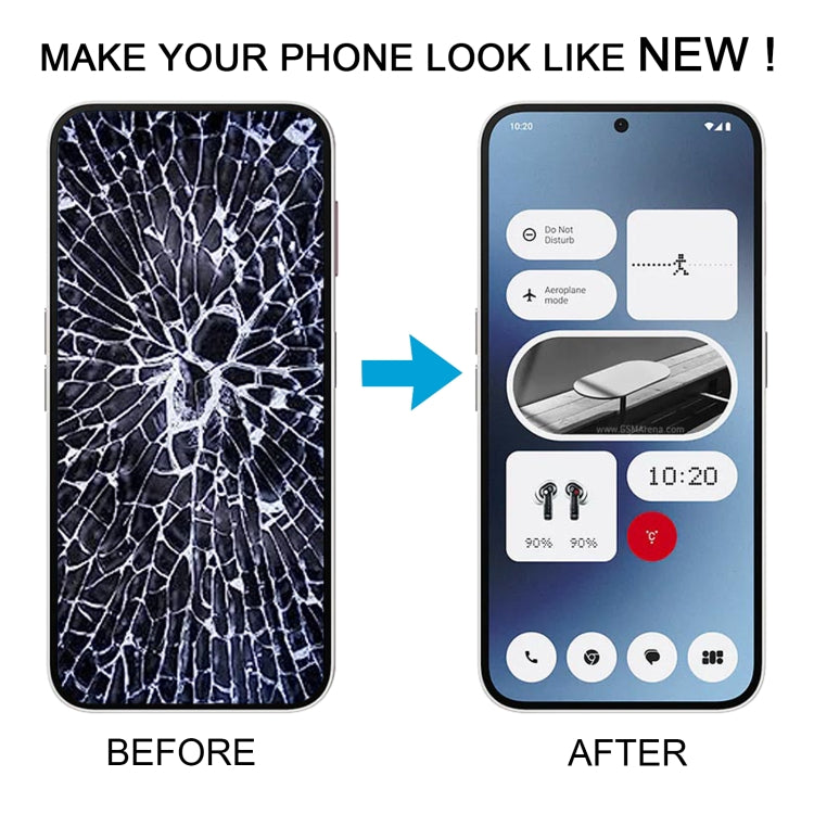 For Nothing Phone (2A) A142 5G Original AMOLED LCD Screen Digitizer Full Assembly with Frame (White)