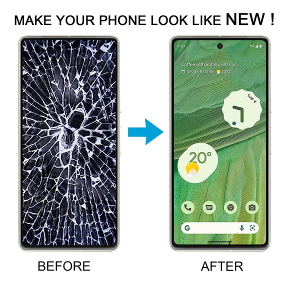 For Google Pixel 7 GVU6C GQML3 GO3Z5 TFT LCD Screen Digitizer Full Assembly, Not Supporting Fingerprint Identification