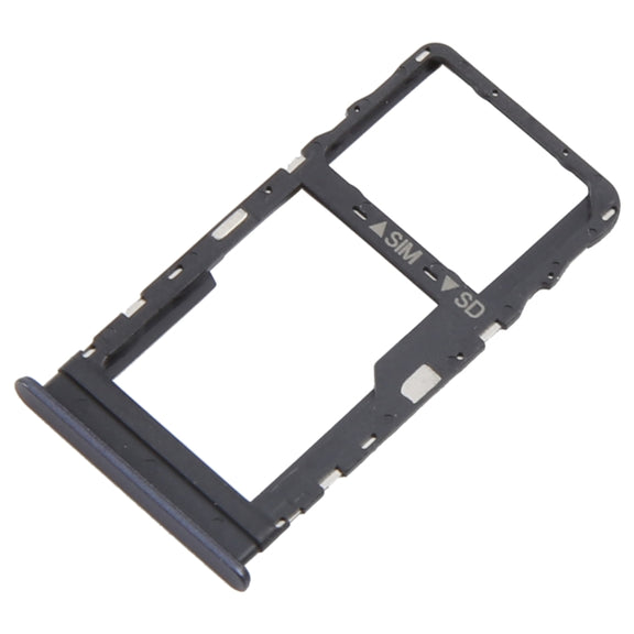 For TCL Tab 11 Original SIM Card Tray + Micro SD Card Tray (Grey)