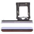 For Sony Xperia Ace SIM + Micro SD Card Tray (Purple) - Card Tray by PMc TechLife | Online Shopping South Africa | PMc TechLife | Buy Now Pay Later Mobicred