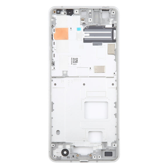 For Sharp Aquos R5G Original Middle Frame Bezel Plate (Silver)