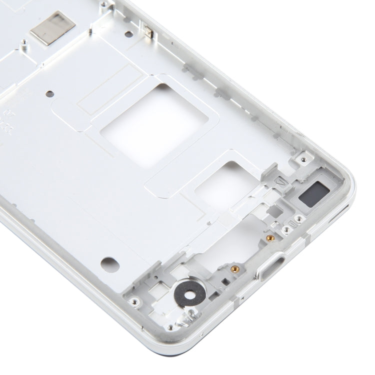 For Sharp Aquos R5G Original Middle Frame Bezel Plate (Silver)