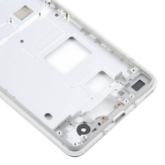 For Sharp Aquos R5G Original Middle Frame Bezel Plate (Silver)