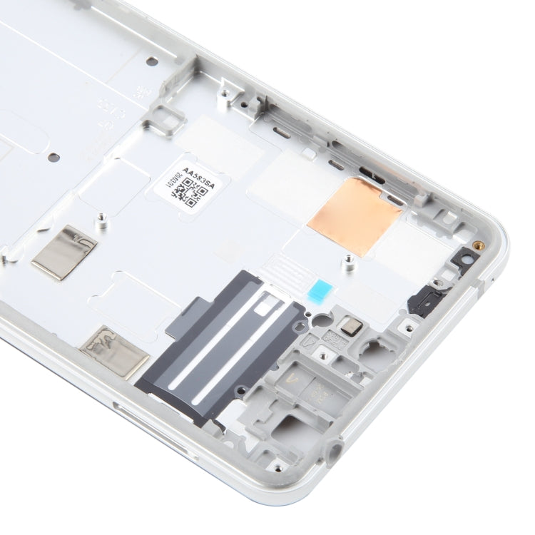 For Sharp Aquos R5G Original Middle Frame Bezel Plate (Silver)