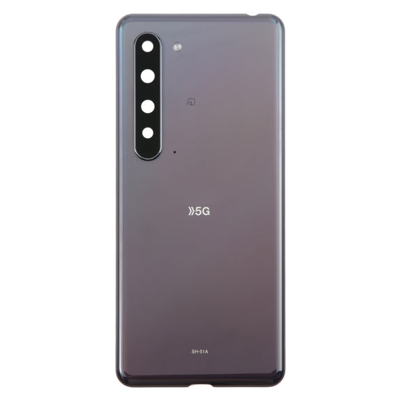 For Sharp Aquos R5G Original Battery Back Cover(Black)