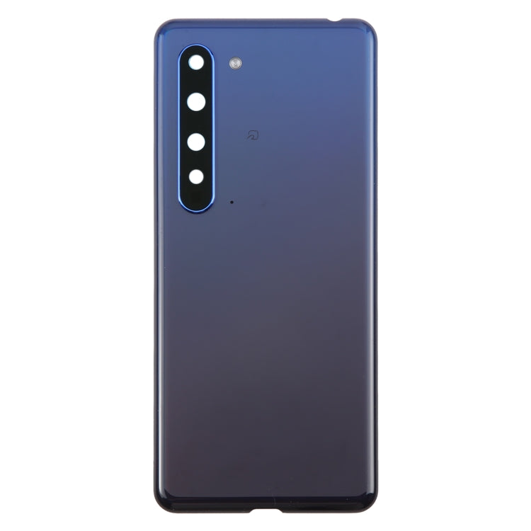 For Sharp Aquos R5G Original Battery Back Cover(Blue)