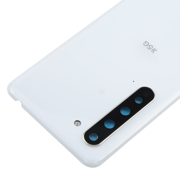 For Sharp Aquos R5G Original Battery Back Cover(White)