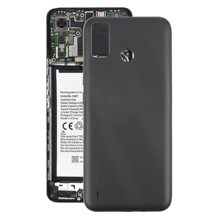 For Tecno Spark 6 Go Original Battery Back Cover(Black)